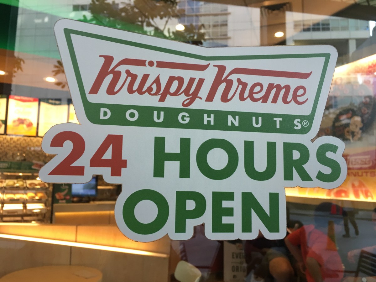 New Cheesy Doughnut at Krispy Kreme, Rockwell Business&nbsp;Center