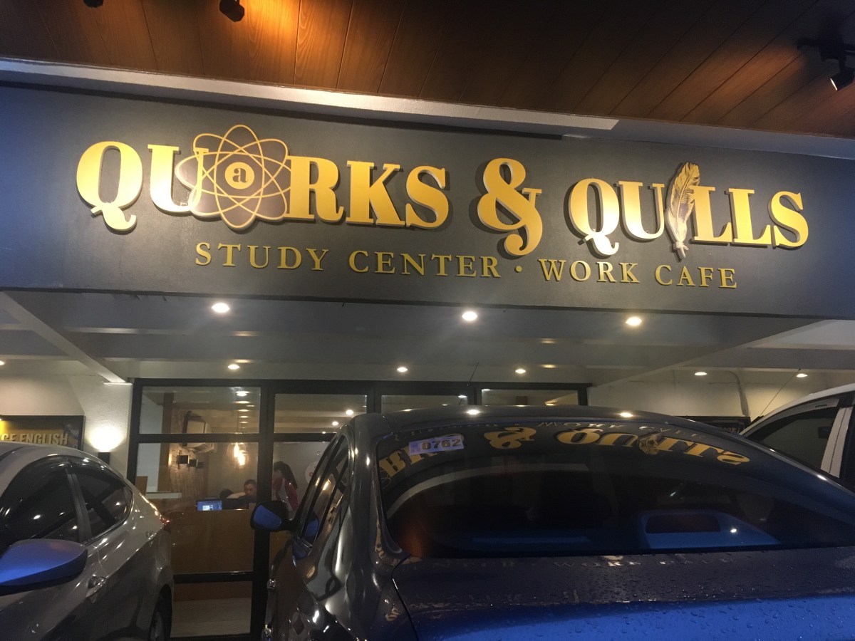 A quiet place to work and eat (and even study!): Quarks & Quills,&nbsp;Banawe
