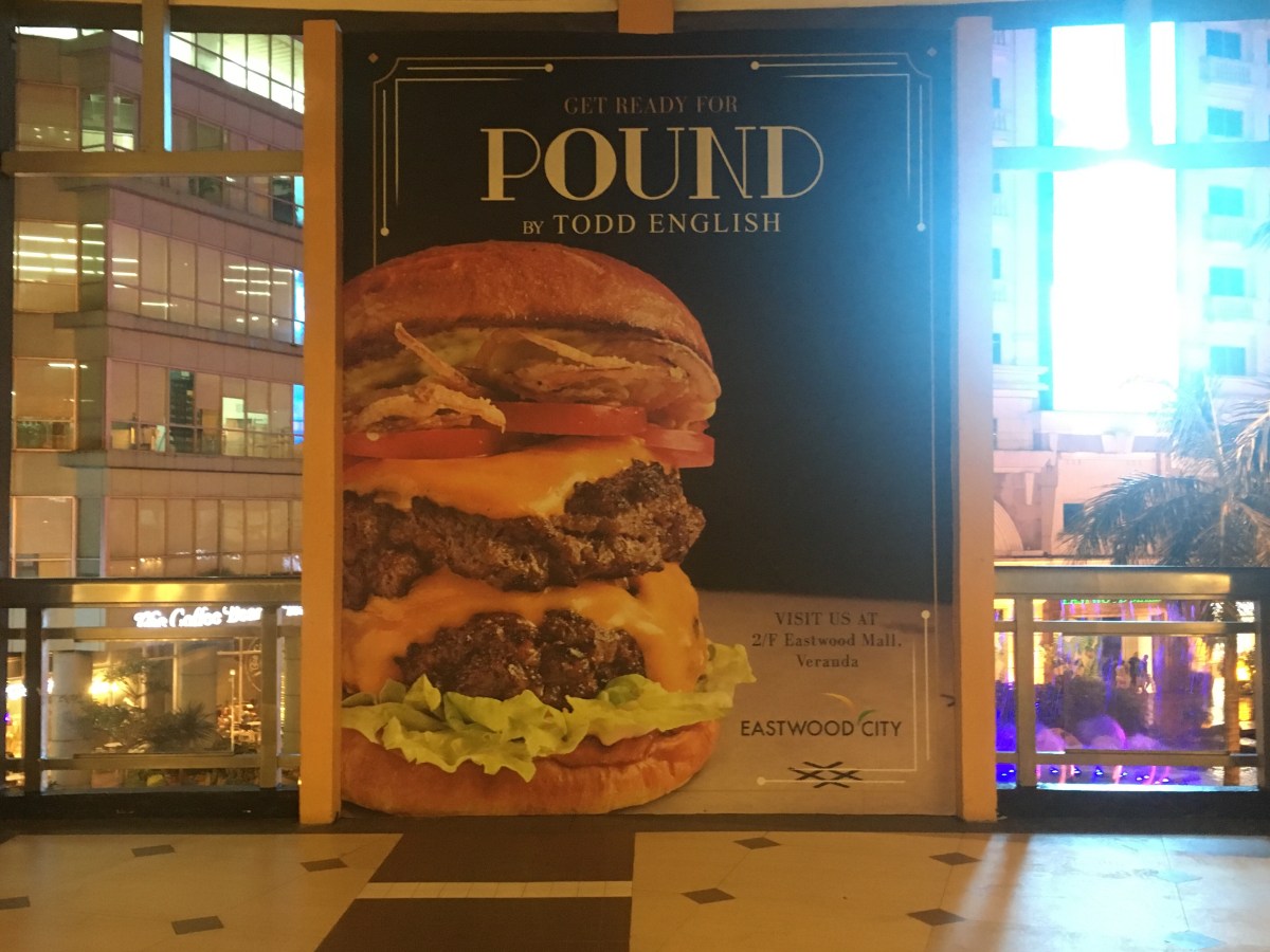 Stylish and tasty burgers at Pound by Todd English, Eastwood&nbsp;City