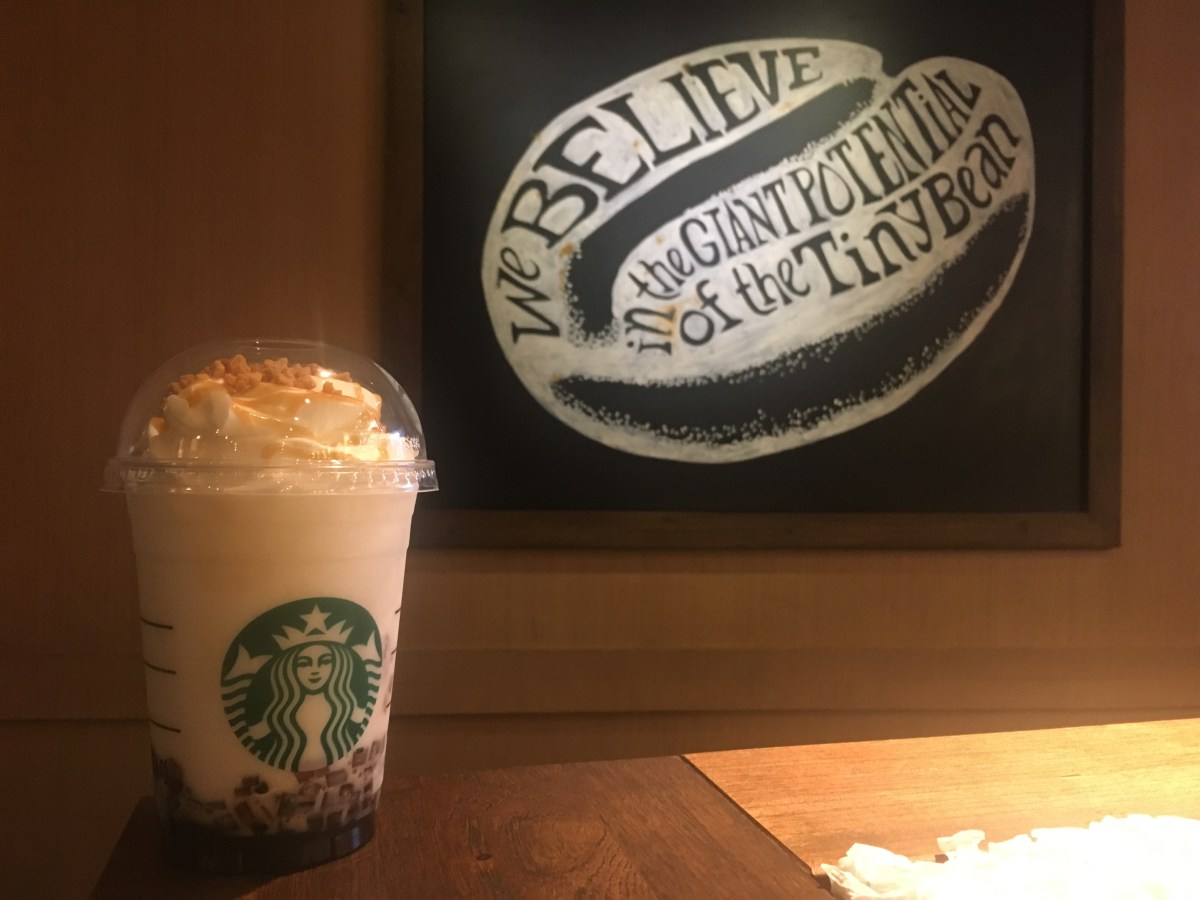 Tried the new Caramel Cinnamon Cookie Frap at Starbucks, Tomas&nbsp;Morato