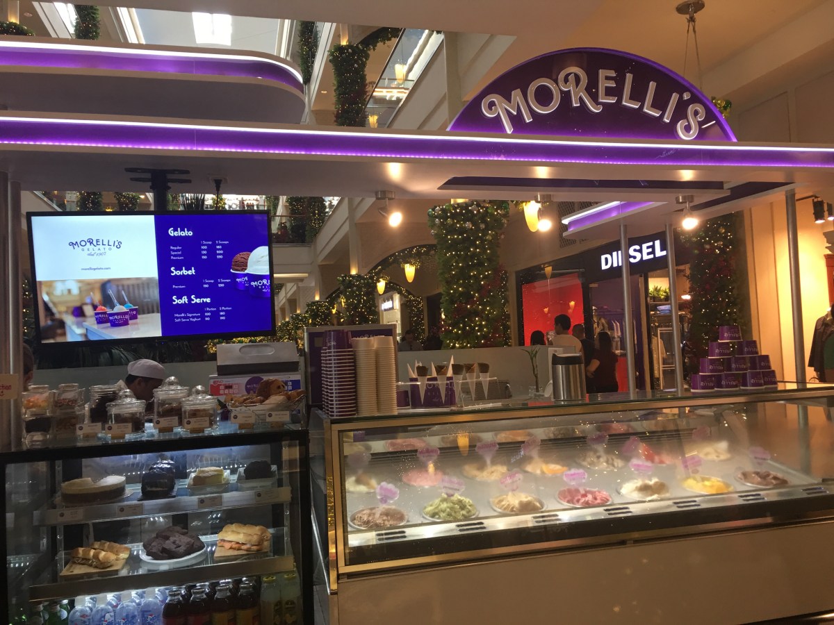 Gelato Treat at Morelli’s, Powerplant&nbsp;Mall