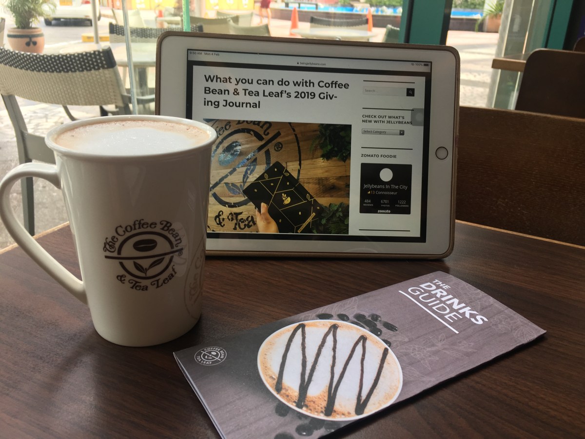 Work and Hot Chocolate at The Coffee Bean & Tea Leaf, Venice Piazza,&nbsp;Taguig