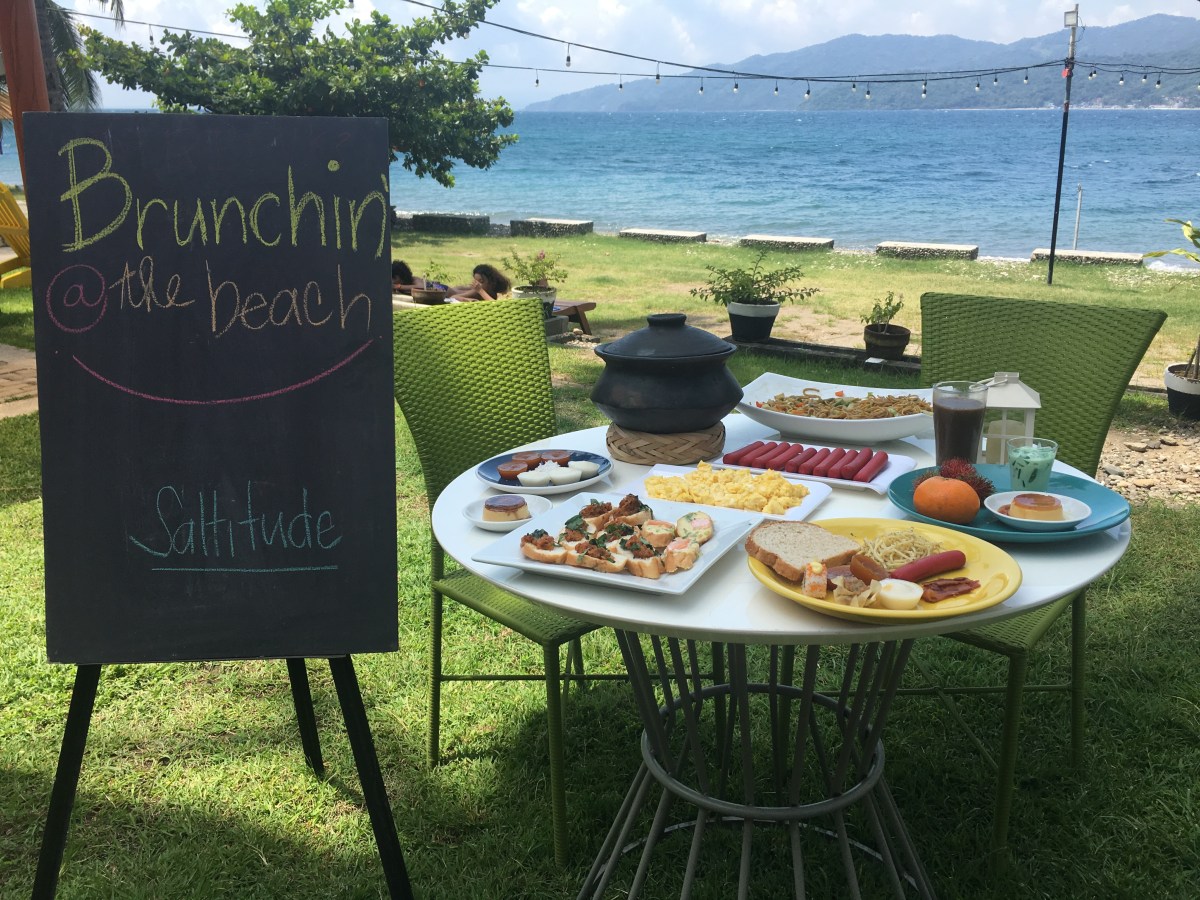Brunchin’ at the Beach at Saltitude,&nbsp;Anilao