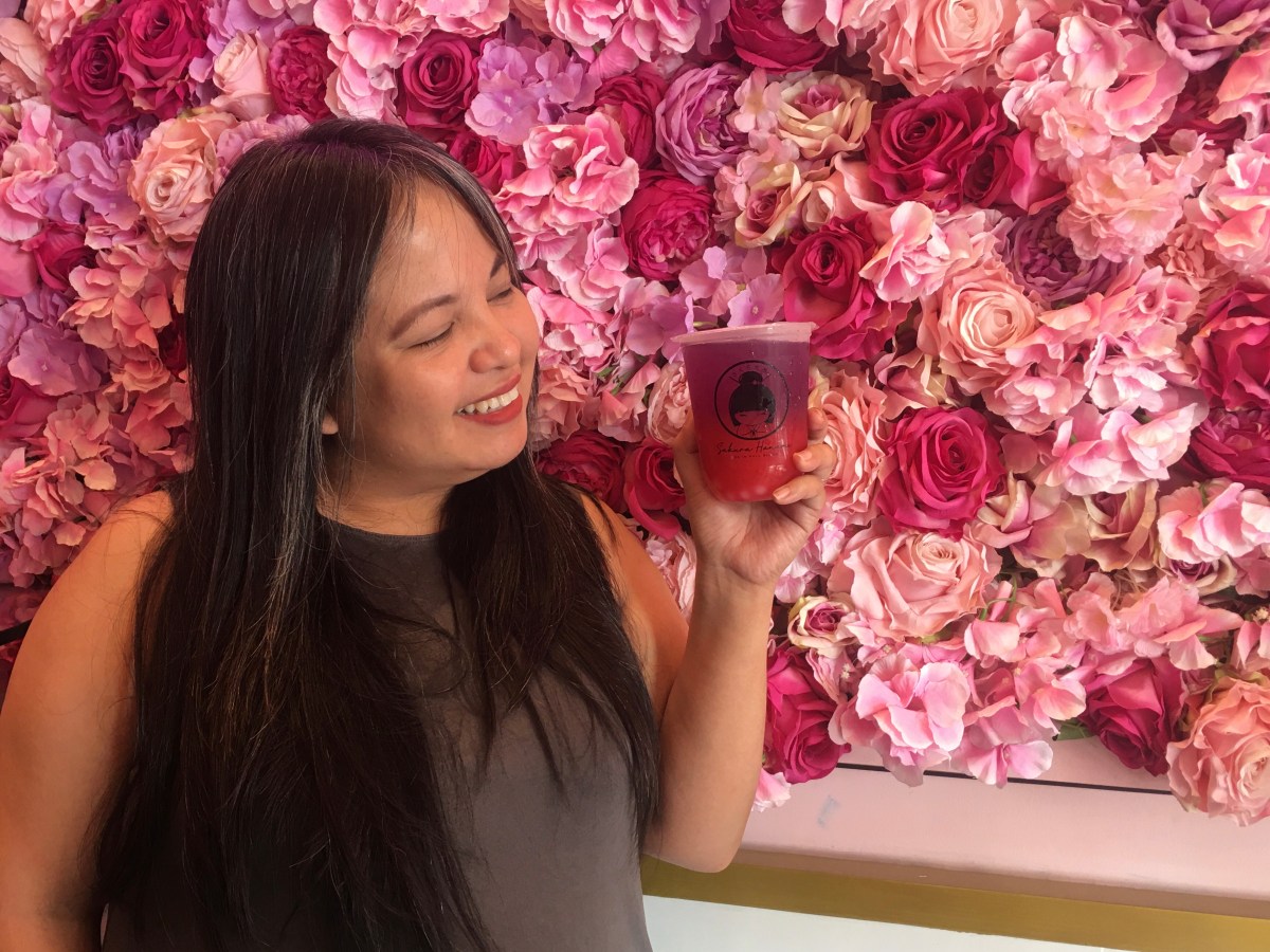 Cherry blossoms and tea at Sakura Hanami,&nbsp;Maginhawa