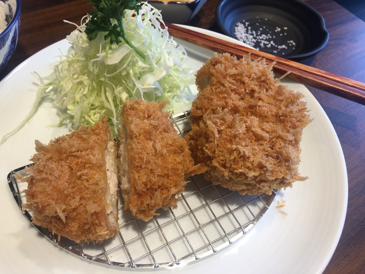 A tonkatsu lunch at Fumizen, Tomas&nbsp;Morato