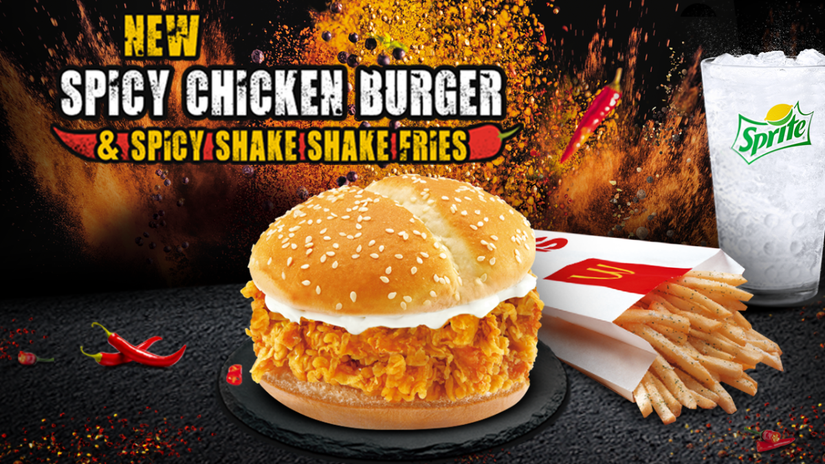 Spice it up with McDonald’s new Spicy Chicken Burger and Spicy Shake Shake Fries!