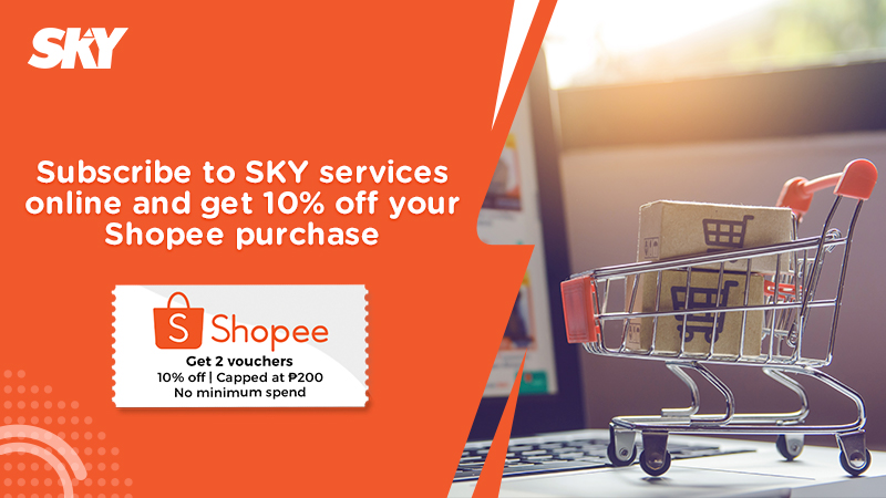 New SKY subscribers rewarded with Shopee&nbsp;discounts