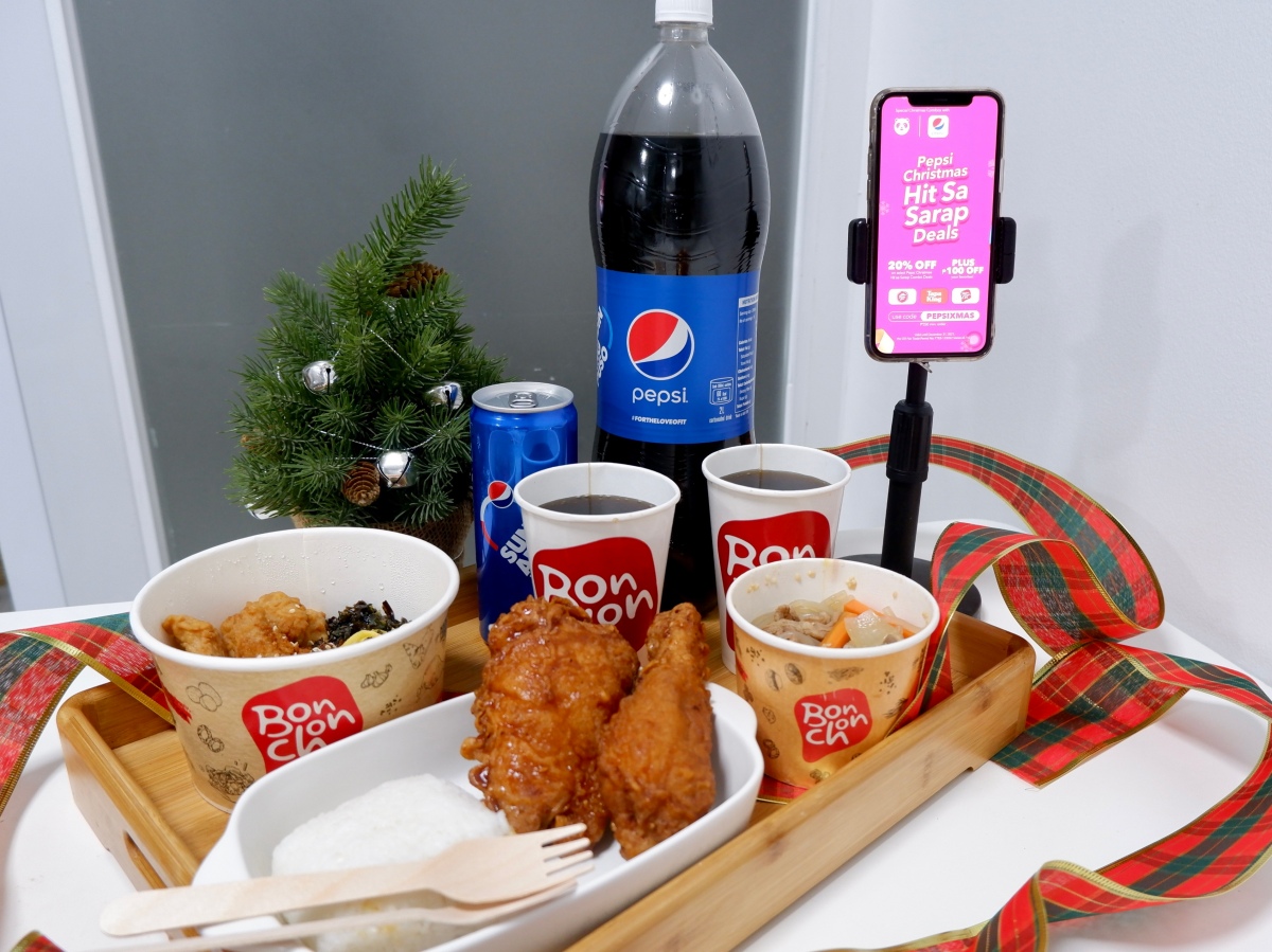 #PepsiChristmasHitSaSarap combo deals with Bonchon at FoodPanda
