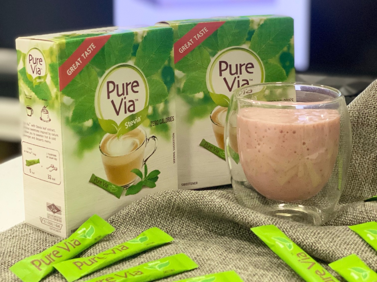 All natural sweetness from Pure Via Stevia