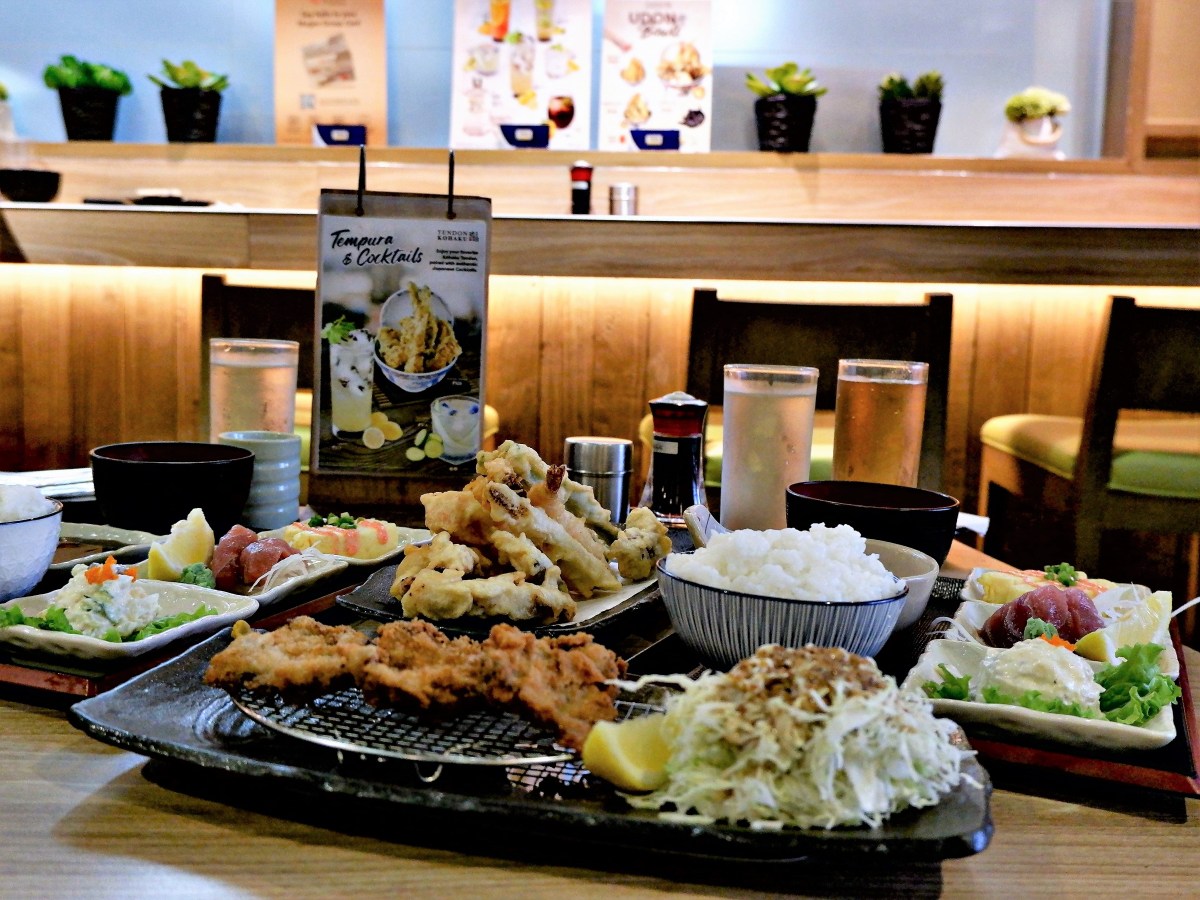 Teishoku Sets at Tendon Kohaku, Uptown&nbsp;Mall