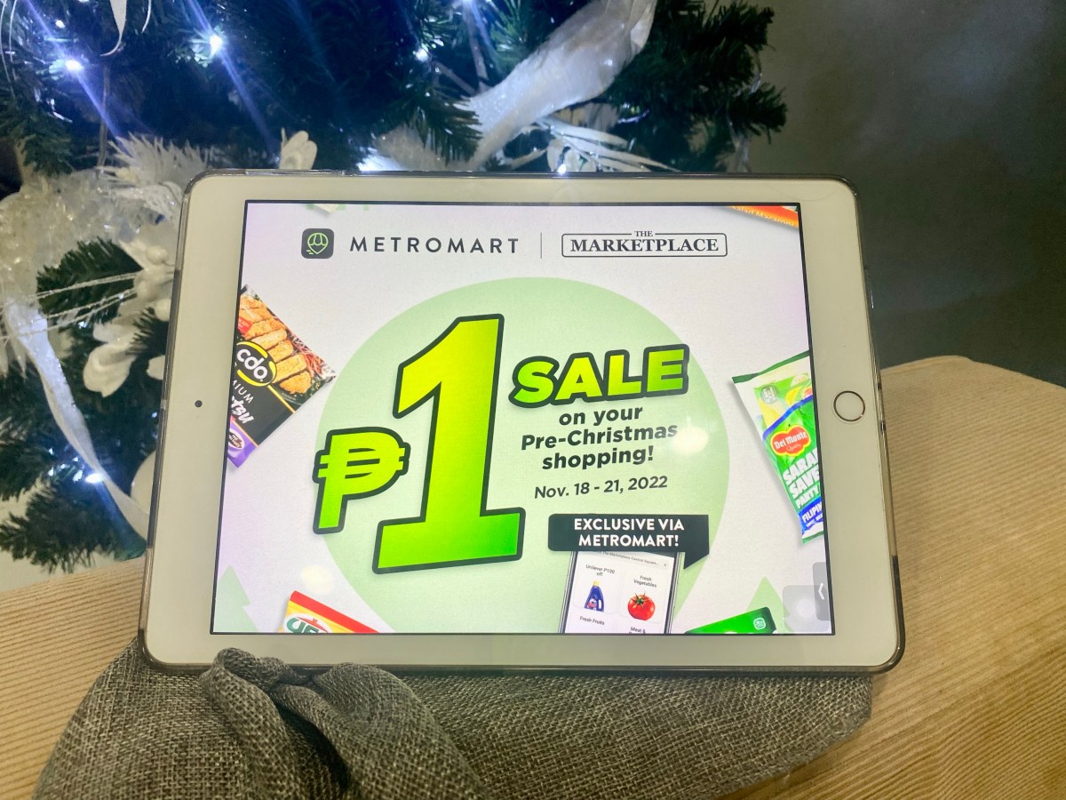 Start your early Noche Buena shopping with The Marketplace PISO&nbsp;SALE