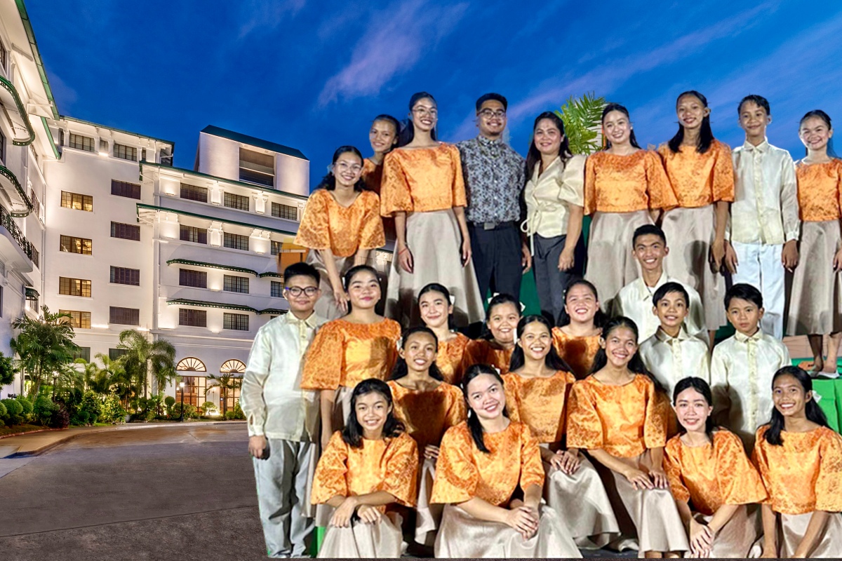 Loboc Children’s Choir performs at The Manila Hotel and Manila Prince Hotel