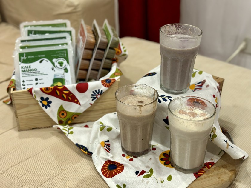 Greens and Beyond Blender-free Smoothie